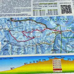 Trasa narciarska na Turbacz: szlaki wiodą przez malownicze tereny Gorców.