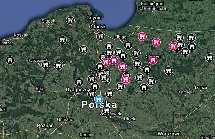 Mapa zamków krzyżackich w Polsce – odkryj ich niezwykłą historię