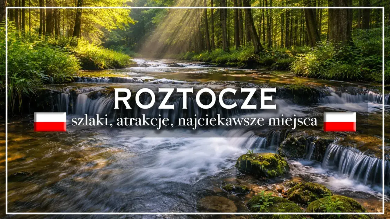 Roztocze lubelskie: malowniczy potok w lesie, wodospady, szlaki i najciekawsze miejsca.